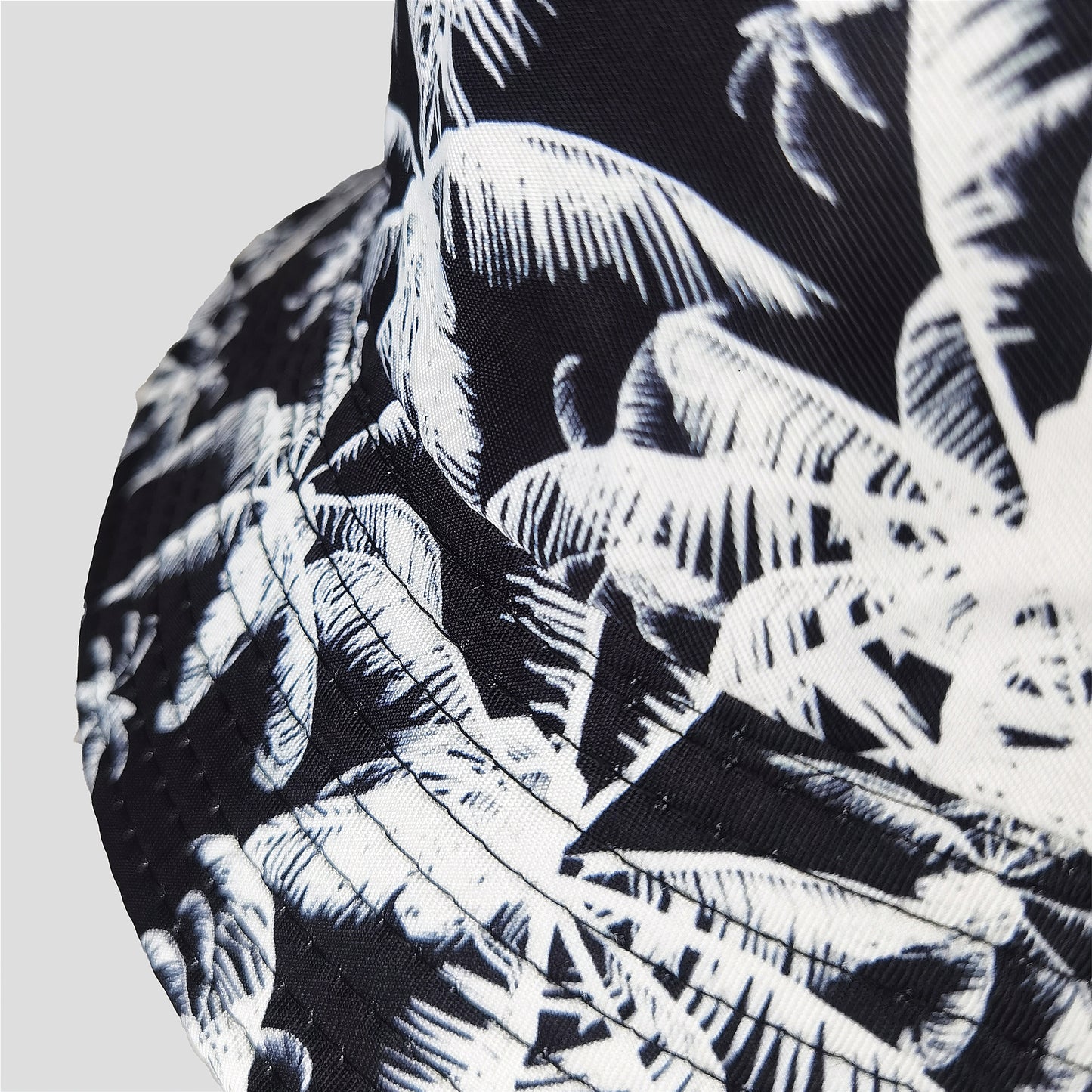 Women's Coconut Palm Print Bucket Hats Reversible Anti-UV Hat