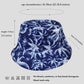 Women's Coconut Palm Print Bucket Hats Reversible Anti-UV Hat
