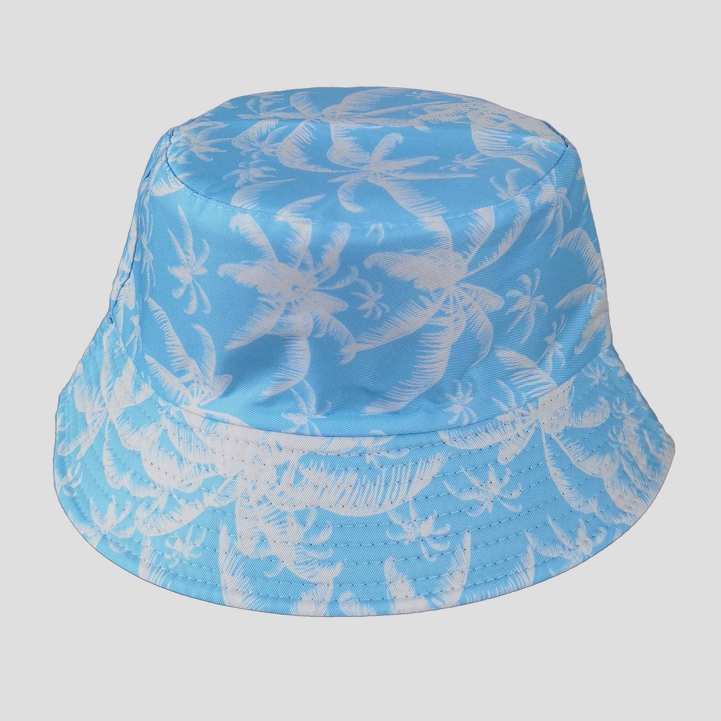 Women's Coconut Palm Print Bucket Hats Reversible Anti-UV Hat