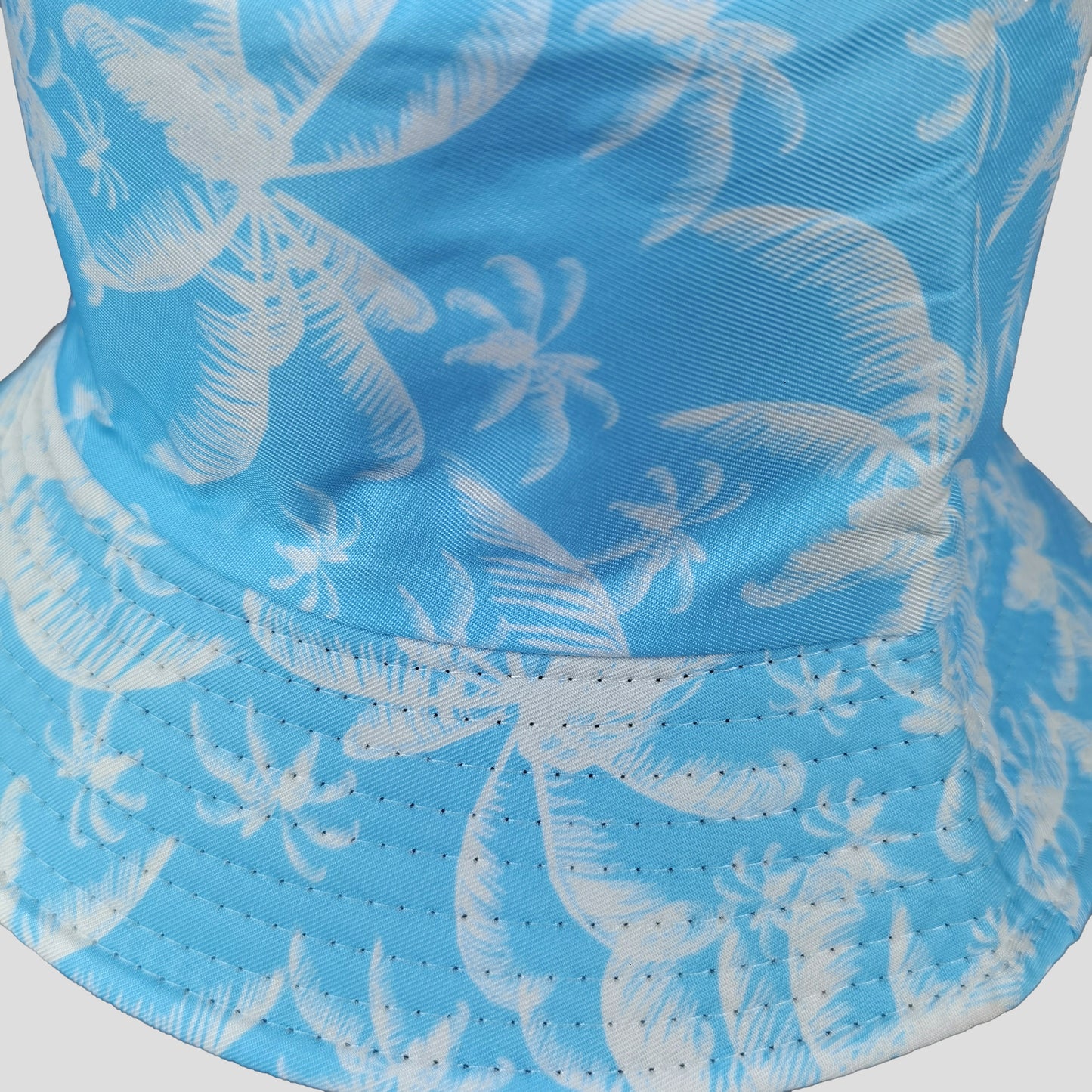 Women's Coconut Palm Print Bucket Hats Reversible Anti-UV Hat