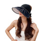 Extra Wide Brim Sun Visor Hat for Women Adjustable UV Protection Bow Detail Breathable Summer Beach Hat