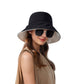 Wide Brim Bucket Hat Back Bow Detail for Sun Protection and Stylish Summer Looks