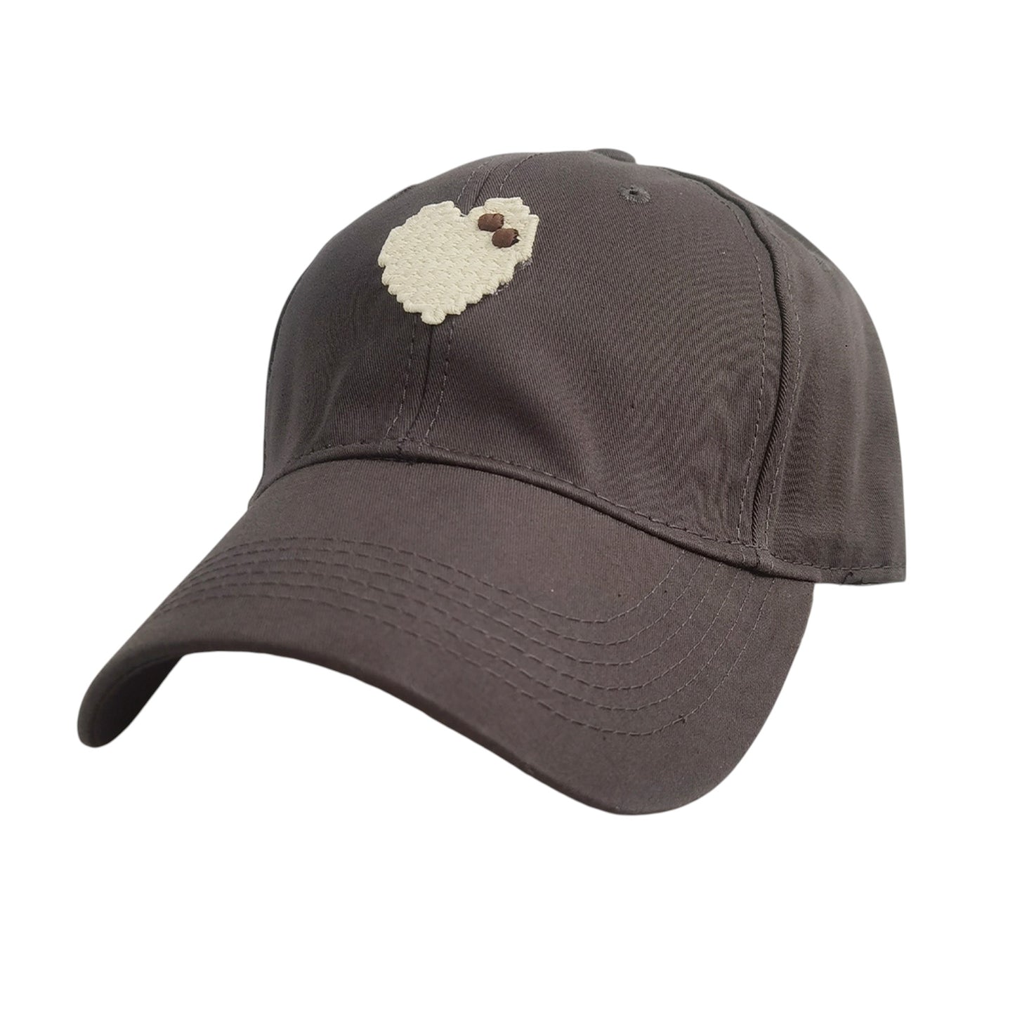 Women's Pixel Heart Wide - Brim Baseball Cap