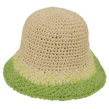 Women's Stylish Ombre Design Crochet Bucket Hat