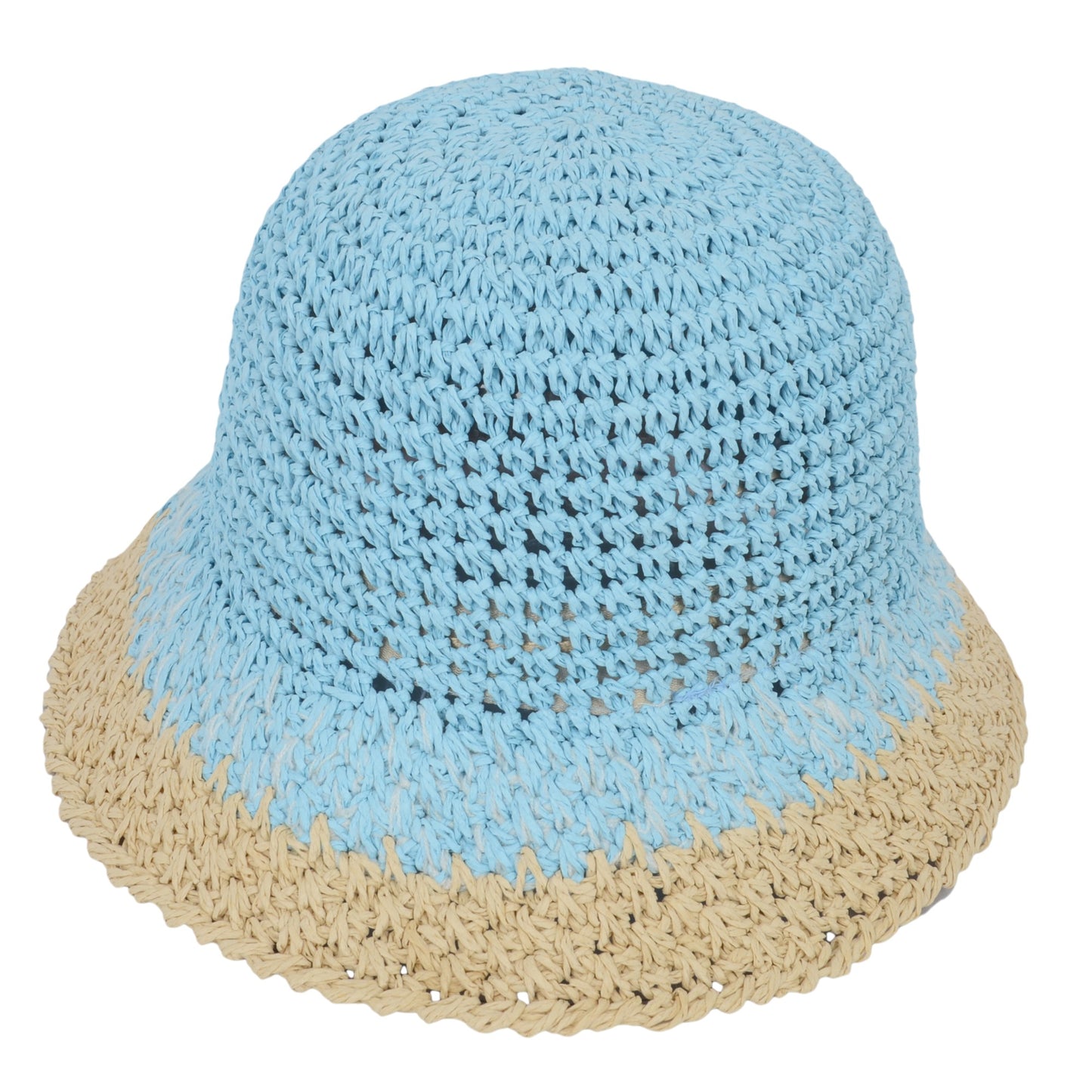 Women's Stylish Ombre Design Crochet Bucket Hat