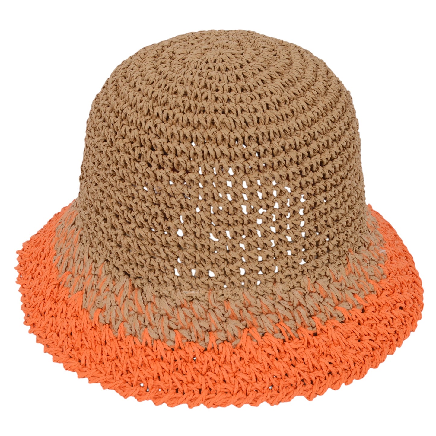 Women's Stylish Ombre Design Crochet Bucket Hat