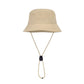 Lightweight Packable Bucket Hat with Ventilated Crown Chin Strap and Adjustable Fit for Travel Hiking and Outdoor Use