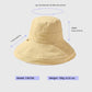 2-in-1 Women's Floral & Solid Double-Sided Bucket Hat for Outdoor