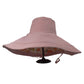 Women's Reversible Wide - Brim Sun Hat with Fruit Pattern Lining