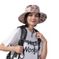 Wide Brim Outdoor Sun Hat with Adjustable Chin Strap for Hiking Camping Travel Beach