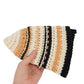 Women's Multicolor Striped Crochet Bucket Hat Lightweight Summer Accessory