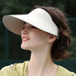 Women's Wide Brim Floppy Sun Hat with Contrast Bow Band and Structured Crown