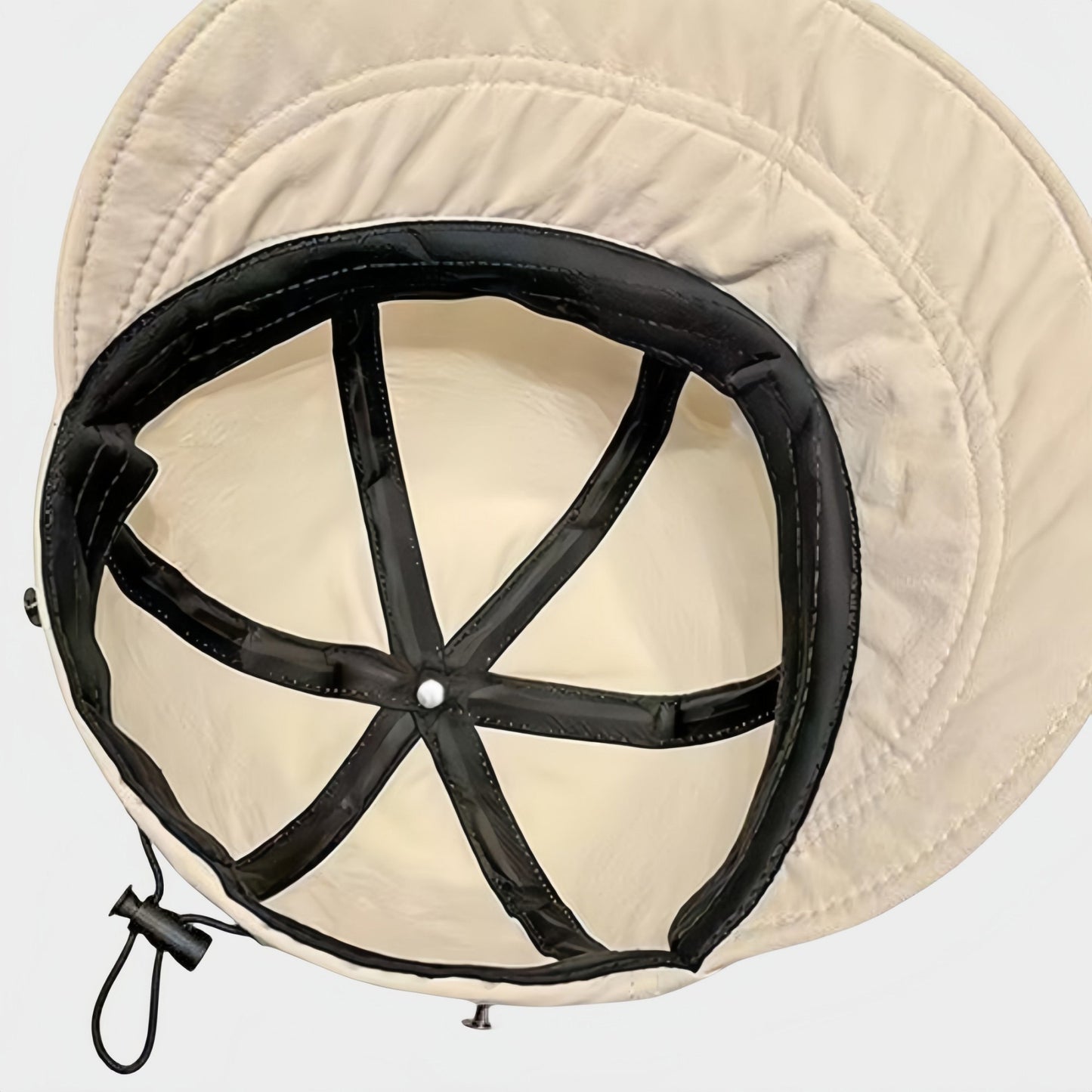 Lightweight Outdoor Sun Hat with Curved Brim and Adjustable Fit