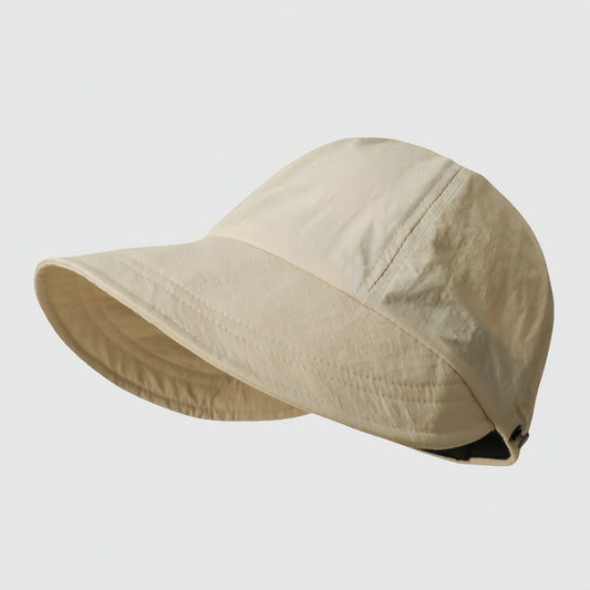 Lightweight Outdoor Sun Hat with Curved Brim and Adjustable Fit