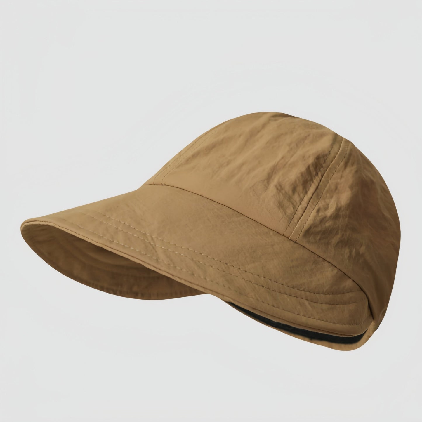 Lightweight Outdoor Sun Hat with Curved Brim and Adjustable Fit