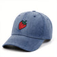 Strawberry Embroidered Adjustable Baseball Cap