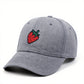 Strawberry Embroidered Adjustable Baseball Cap