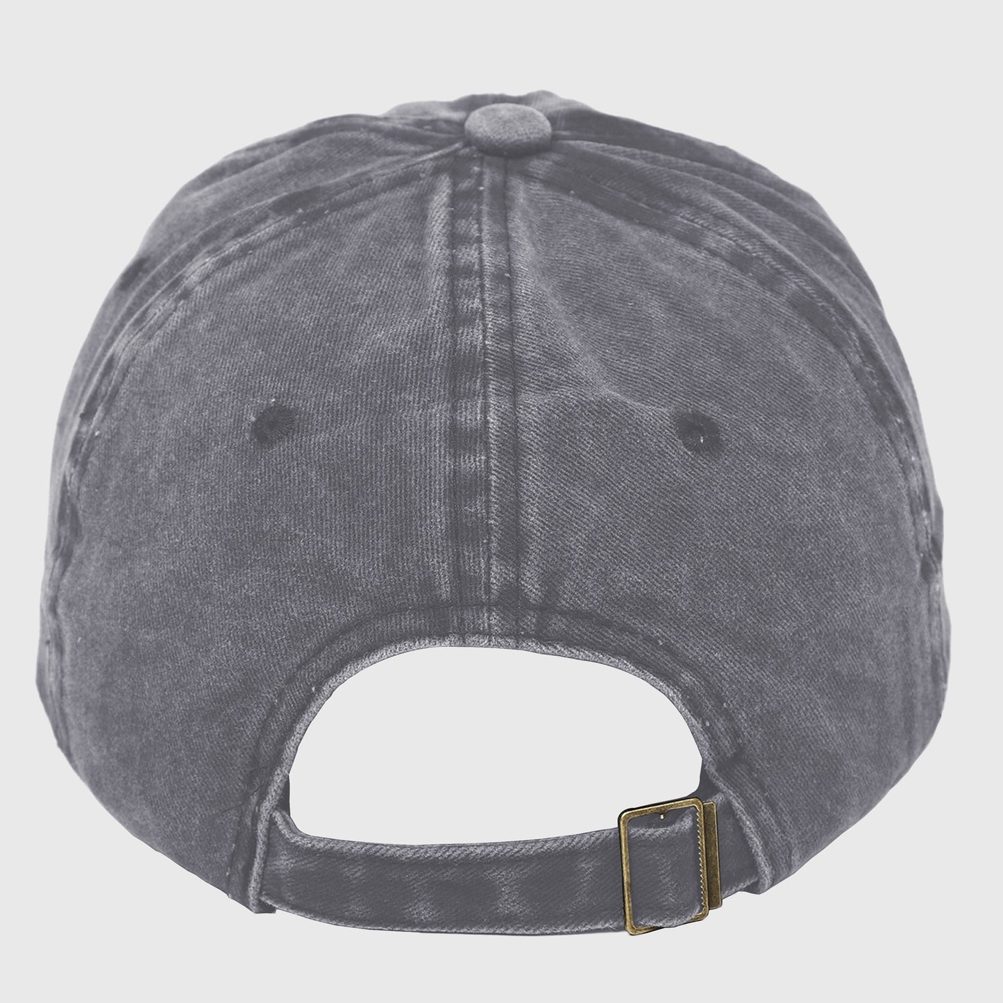 Vintage Washed Skull Hand Embroidered Baseball Cap