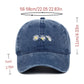 Vintage - Washed Baseball Cap with Daisy Embroidery