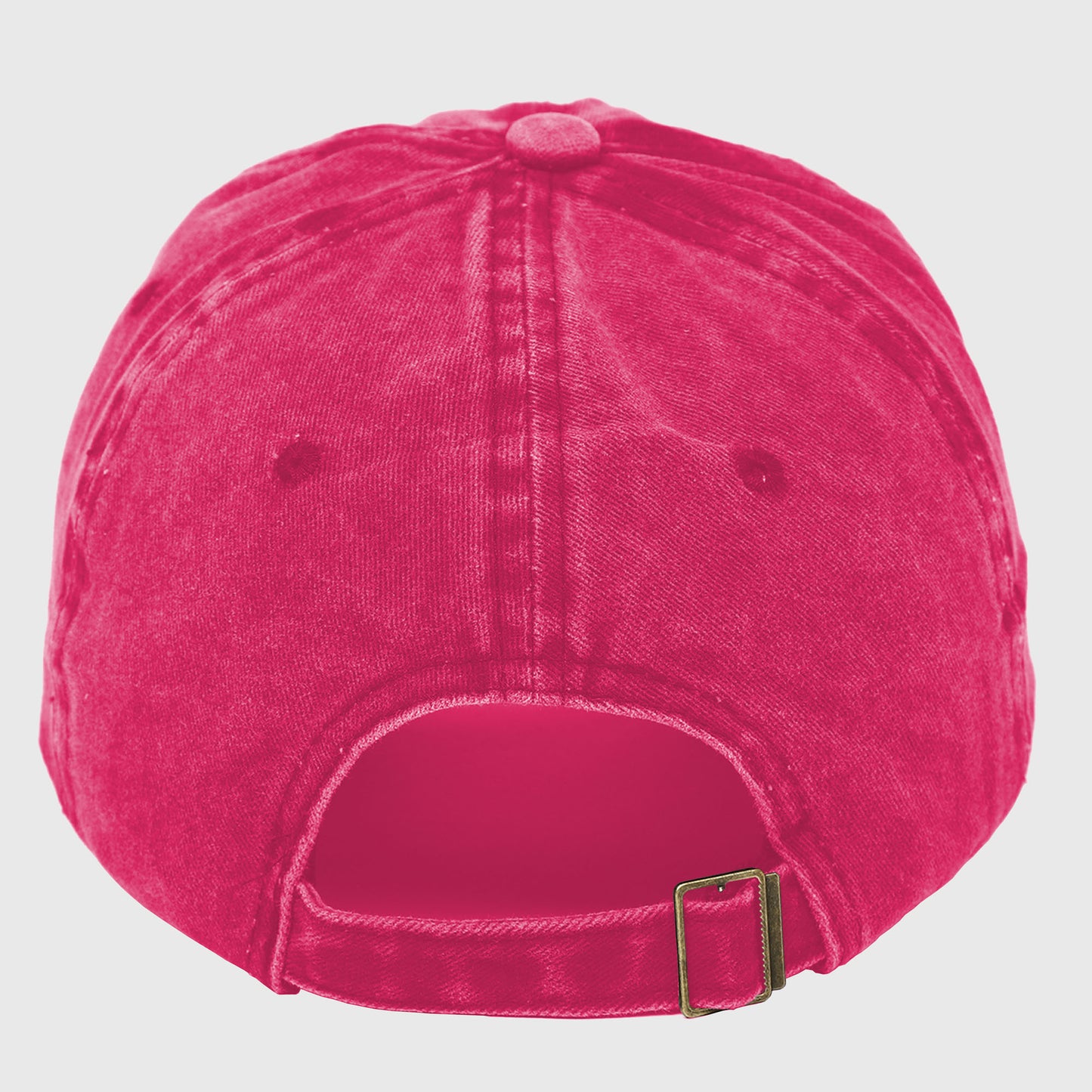 Vintage - Washed Baseball Cap with Daisy Embroidery