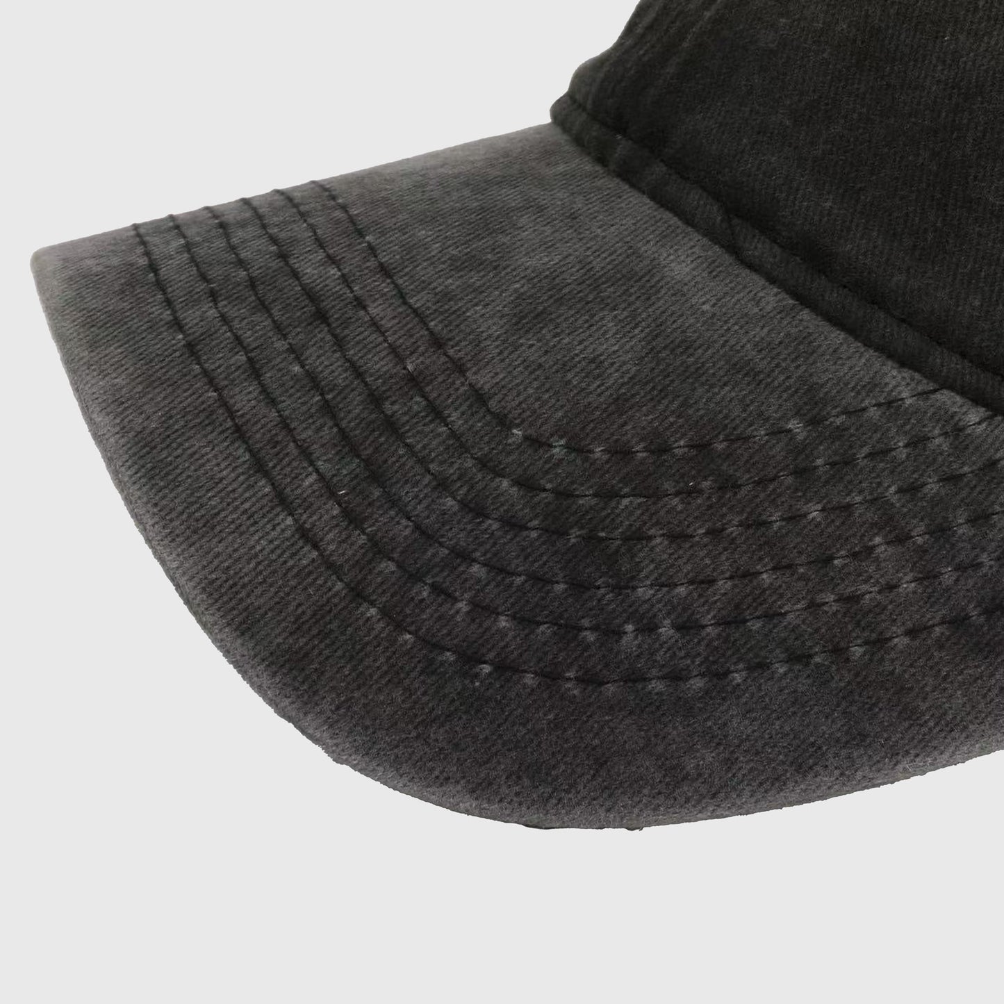 Vintage Washed Baseball Cap with Lemon Embroidery