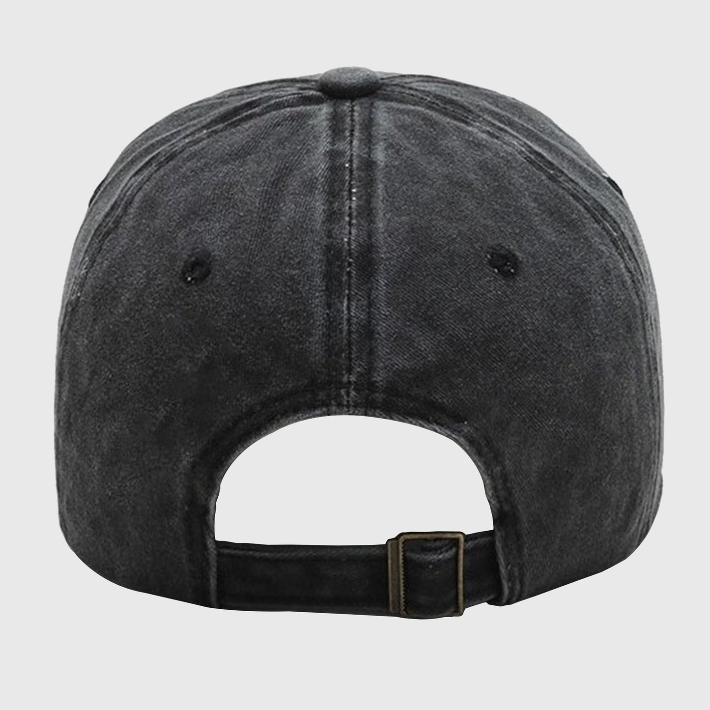 Vintage Washed Baseball Cap with Shark Embroidery