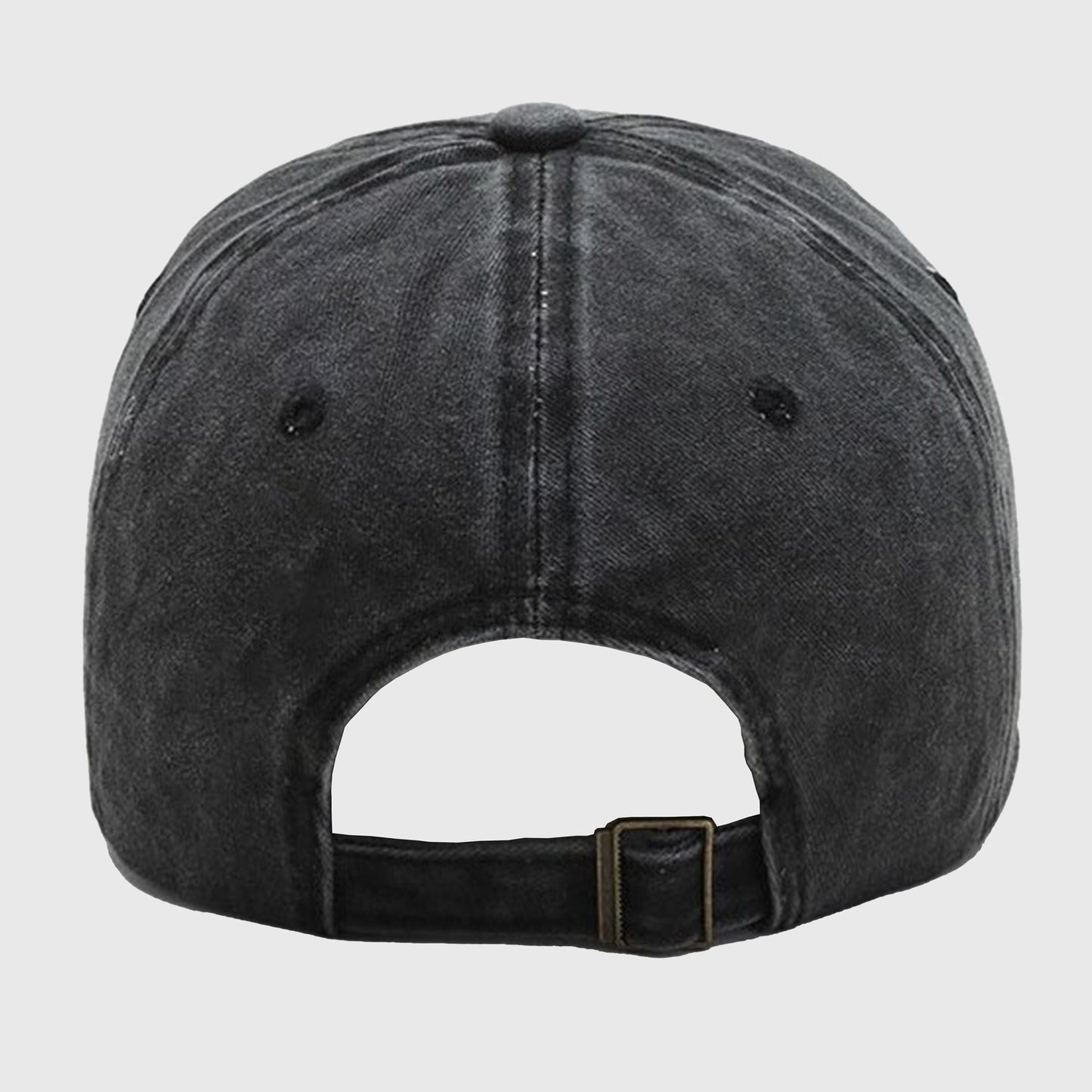 Vintage Washed Baseball Cap with Skateboarding Ghost Embroidery