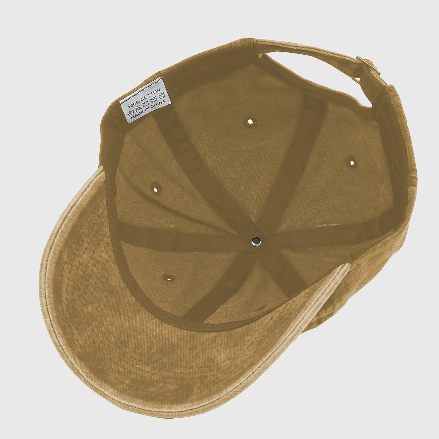 Vintage Washed Baseball Cap with Skateboarding Ghost Embroidery