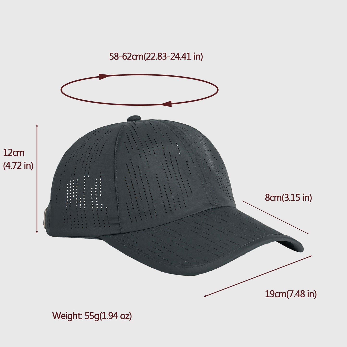 Breathable Athletic Baseball Cap