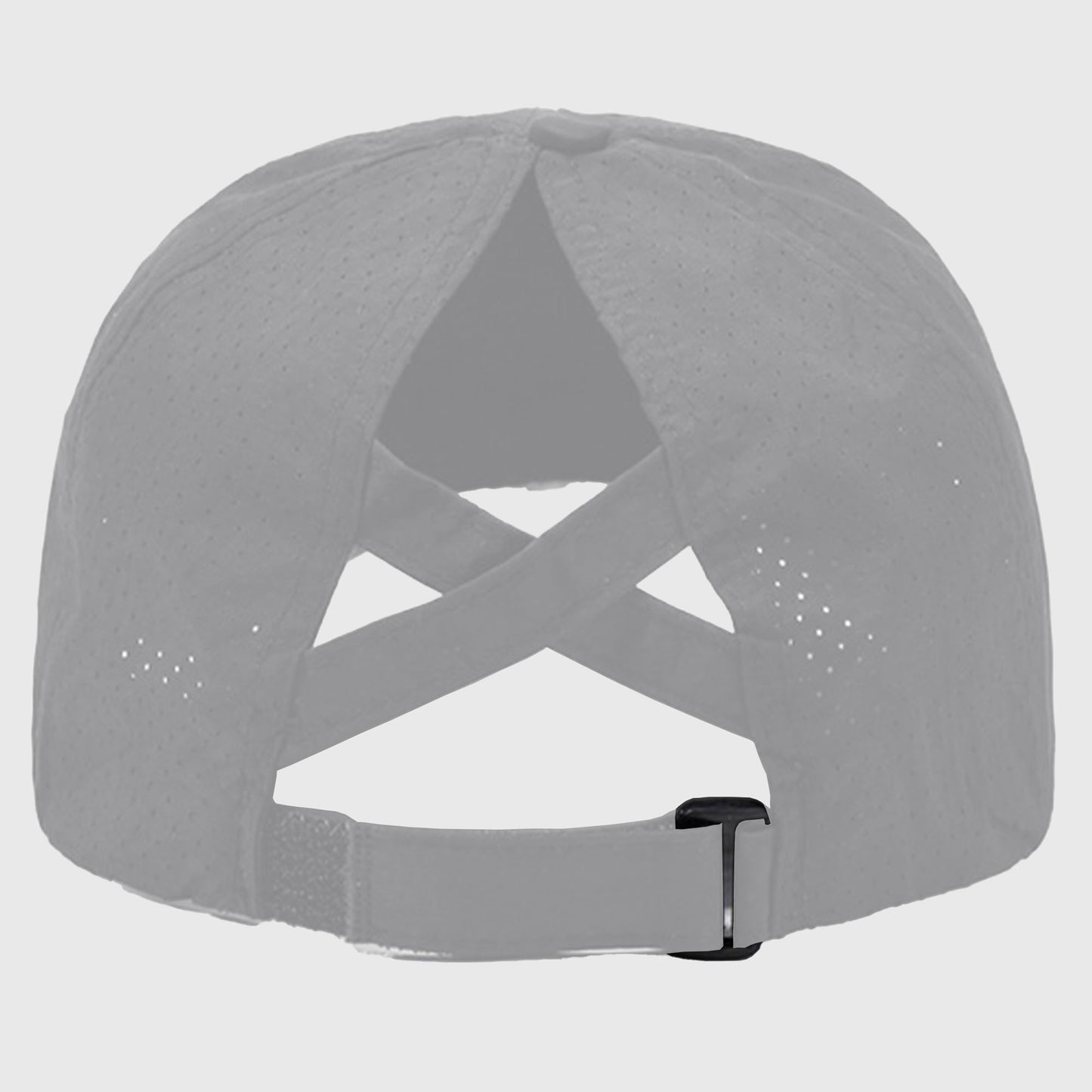 Baseball Cap with Heart Embroidery - Breathable Criss - Cross Back Hat