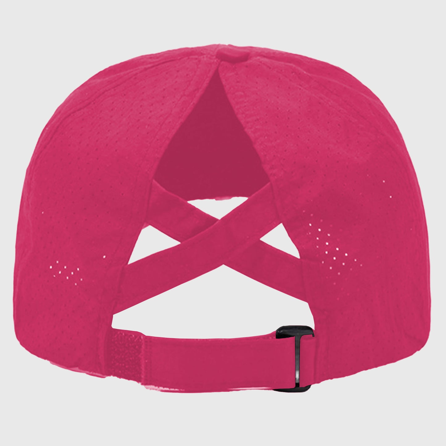 Baseball Cap with Heart Embroidery - Breathable Criss - Cross Back Hat