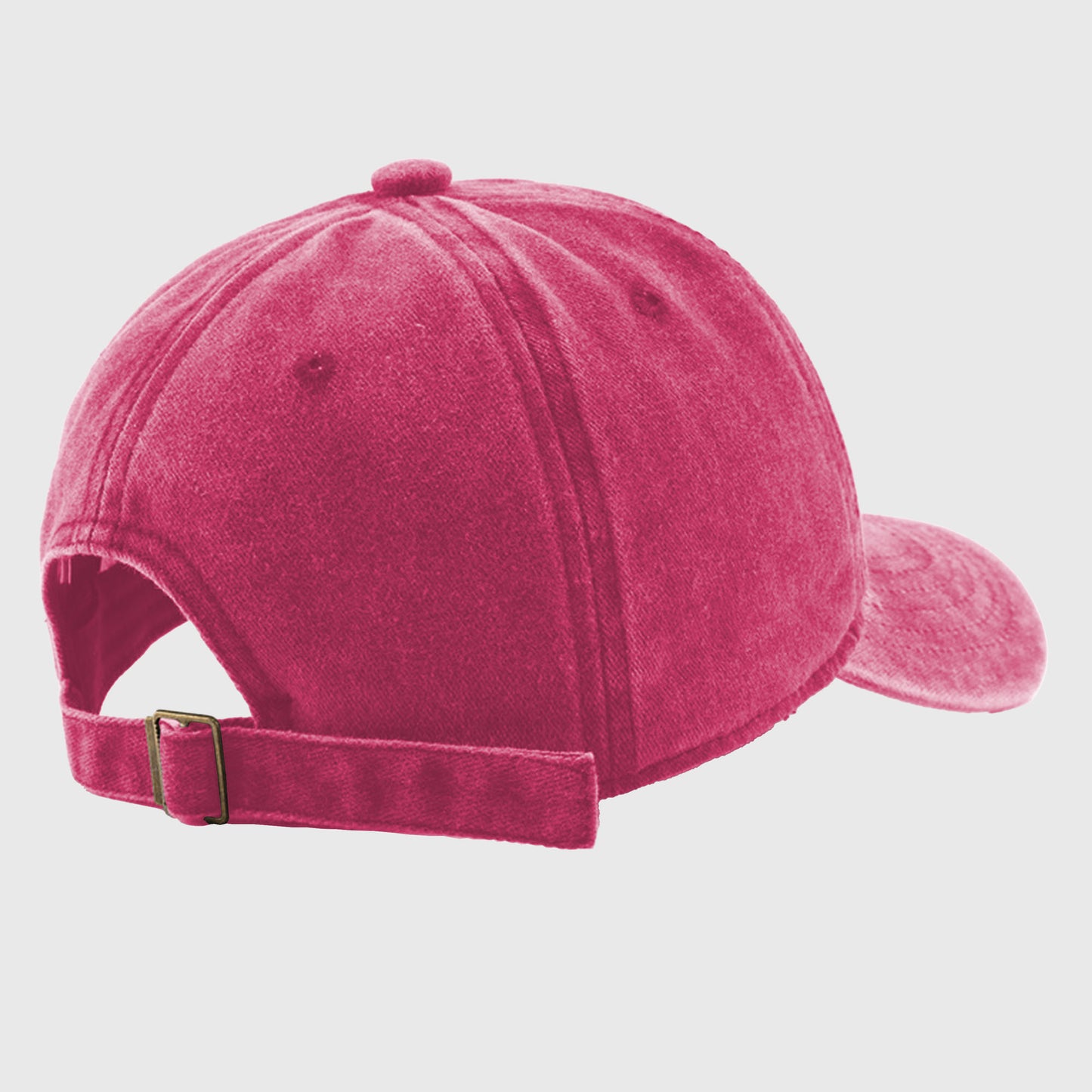 Vintage Washed Baseball Cap with Heart Embroidery