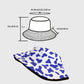 Cow Print Bucket Hat - Double - Sided Wear