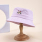 Cute & Stylish Bucket Hat with Cat Embroidery