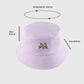 Cute & Stylish Bucket Hat with Cat Embroidery