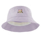 Cute & Stylish Bucket Hat with Cat Embroidery