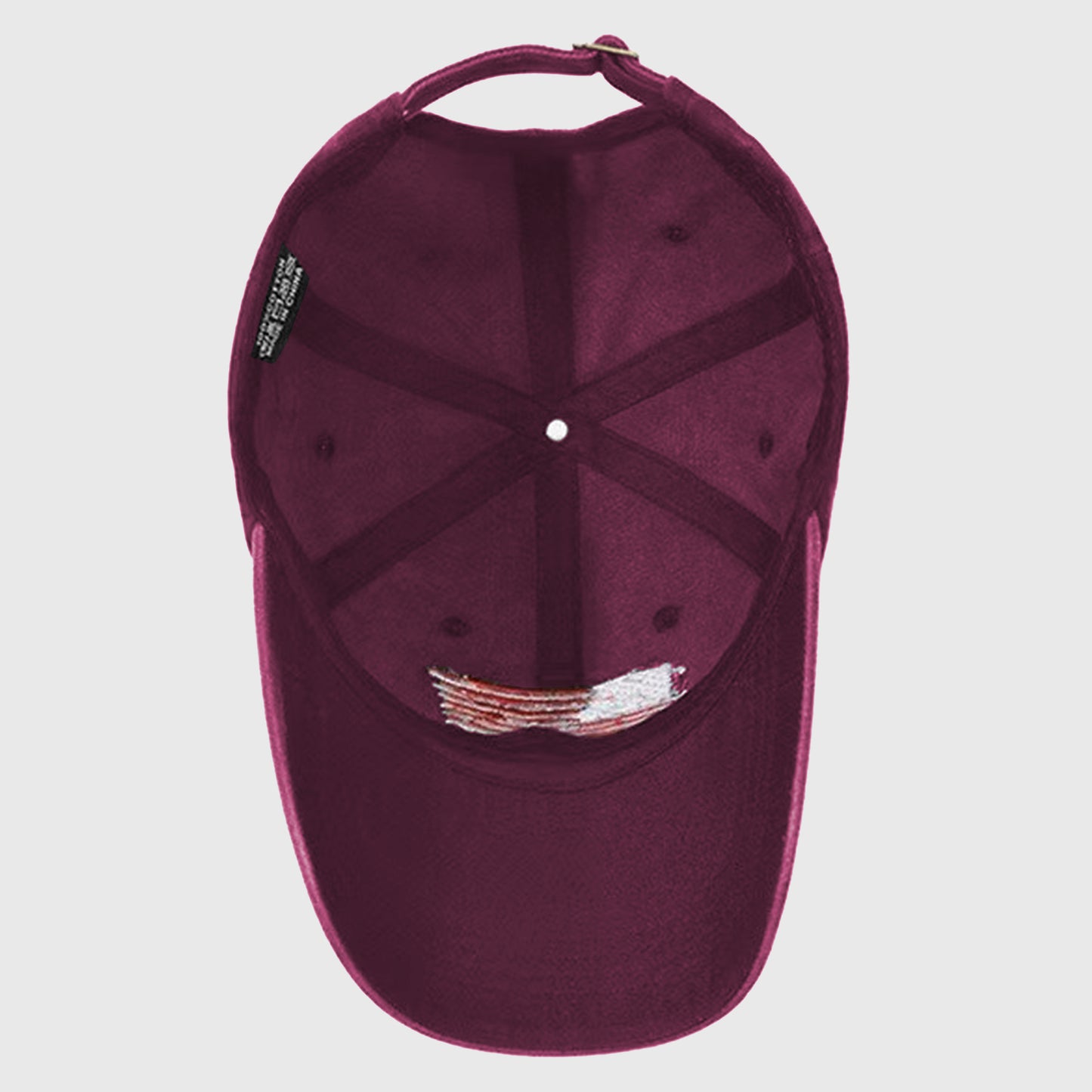 Unisex Vintage Baseball Cap with USA Flag Patch