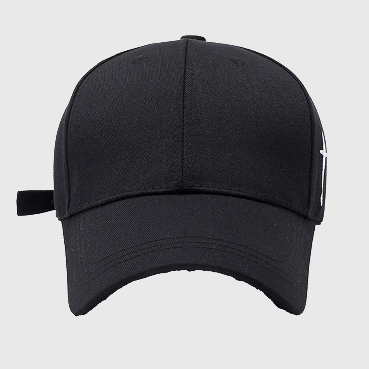 Unisex Baseball Cap with Cross Embroidery