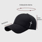 Unisex Baseball Cap with Cross Embroidery