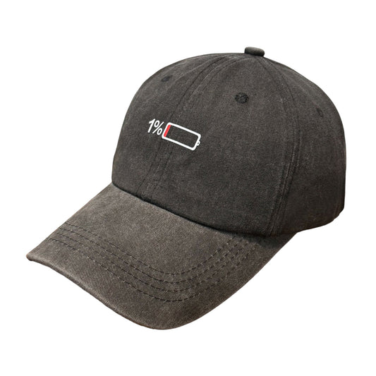 Unisex Baseball Cap with Battery Embroidery