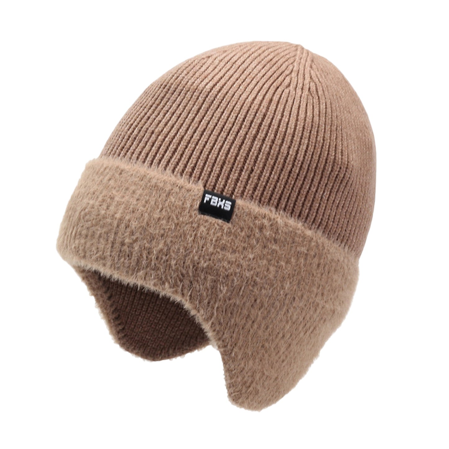 Unisex Knit Beanie with Ear Flaps