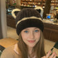 Knit Beanie Hat with Adorable Bear Ears and Soft Ribbed Texture