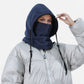 Unisex Quilted Thermal Hood with Adjustable Drawstrings and Face Cover