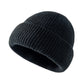 Unisex Warm Knit Beanie Soft Stretchy Cuffed Winter Hat Lightweight Solid Color Design