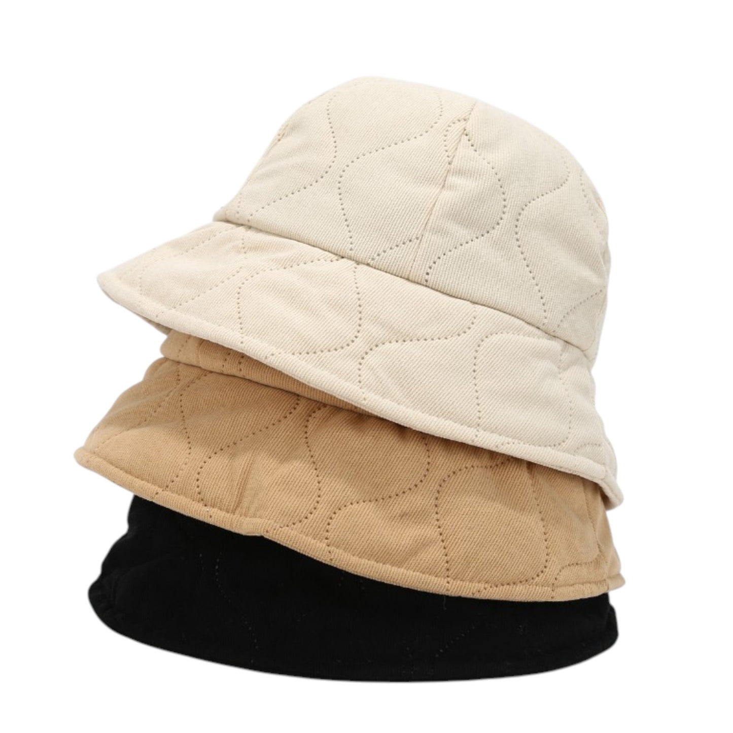 Warm Bucket Hat Soft Padded Winter Cap with Cozy Lining and Classic Design