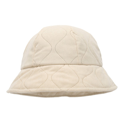 Warm Bucket Hat Soft Padded Winter Cap with Cozy Lining and Classic Design