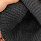 Knitted Beanie with Cat Embroidery - Cute & Warm Winter Hat for Cold Weather