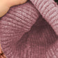 Knitted Beanie with Cat Embroidery - Cute & Warm Winter Hat for Cold Weather