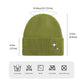 Coral Knitted Beanie with Star Embroidery - Stylish & Warm Winter Hat