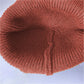 Coral Knitted Beanie with Star Embroidery - Stylish & Warm Winter Hat